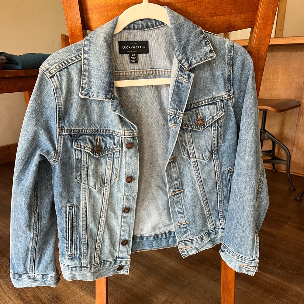 Lucky Brand Light Blue Denim Jacket